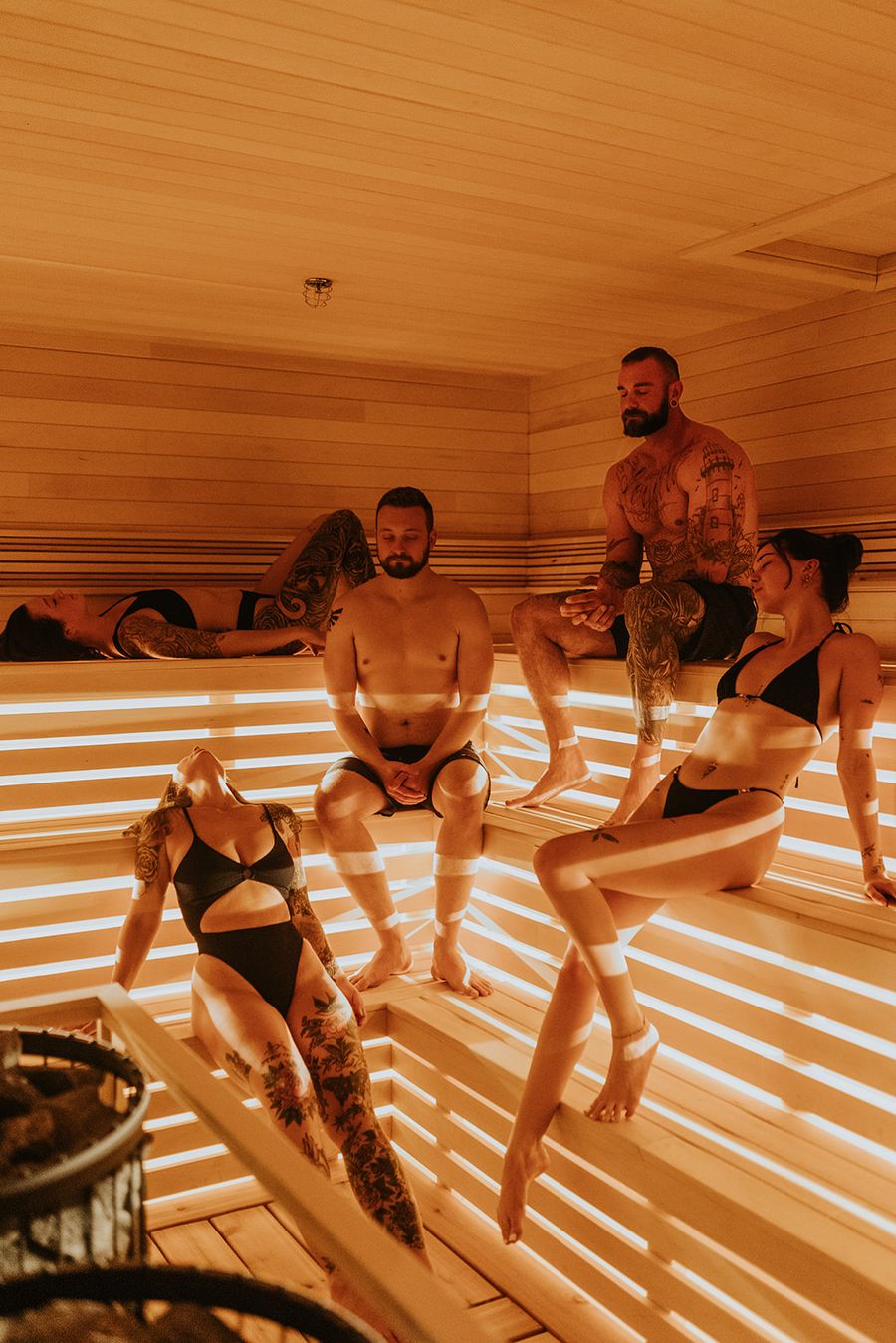 The sauna of Evolve’s thermal circuit