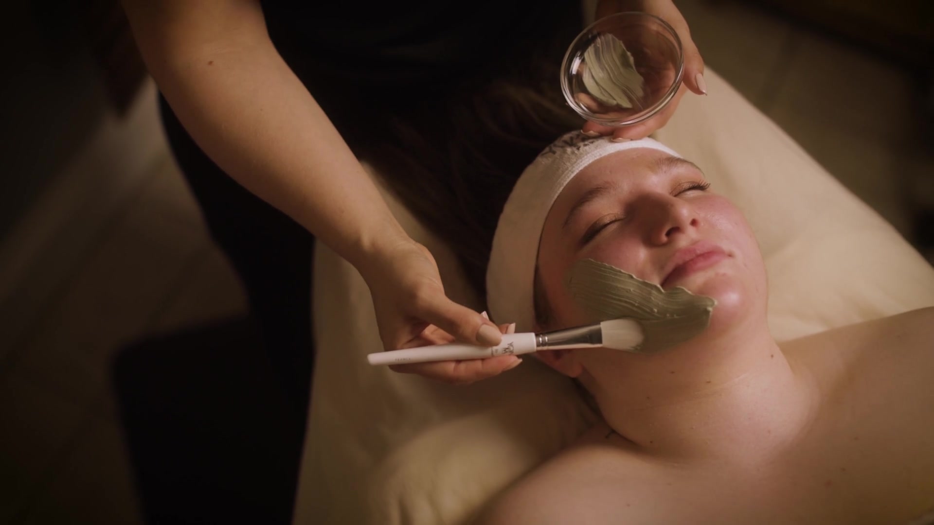 Facial treatment at Namaste Spa